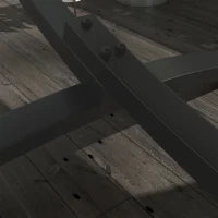 Supporto per Amaca in Metallo Robusto, Rivestimento in Resina Epossidica, Lunghezza 360 cm per Amache da 270 a 330 cm, Grigio