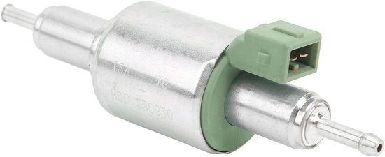 Pompa elettromagnetica a carburante 12V 16ml consumo energetico basso pompa a carburante con alta precisione e basso livello di rumore con interfaccia 2PIN per riscaldamento di garage.