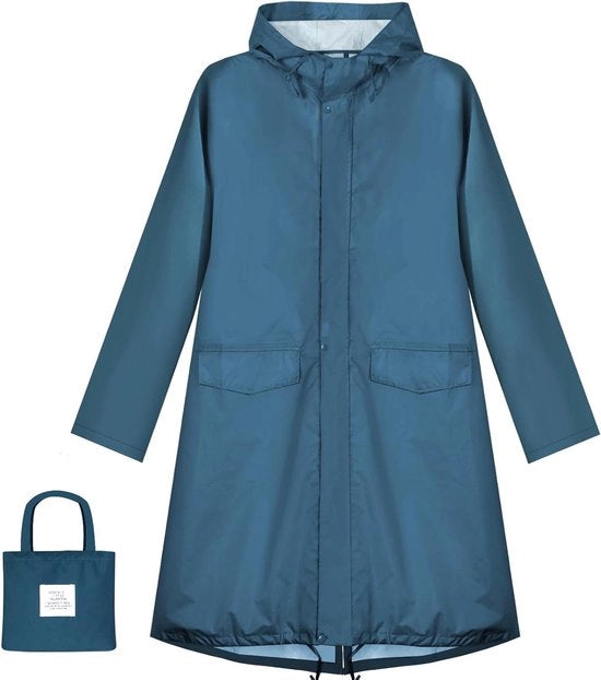 Impermeabile Cappotto da Donna - Giacca con Cappuccio Leggero - 1 pezzo - Diverse Colori