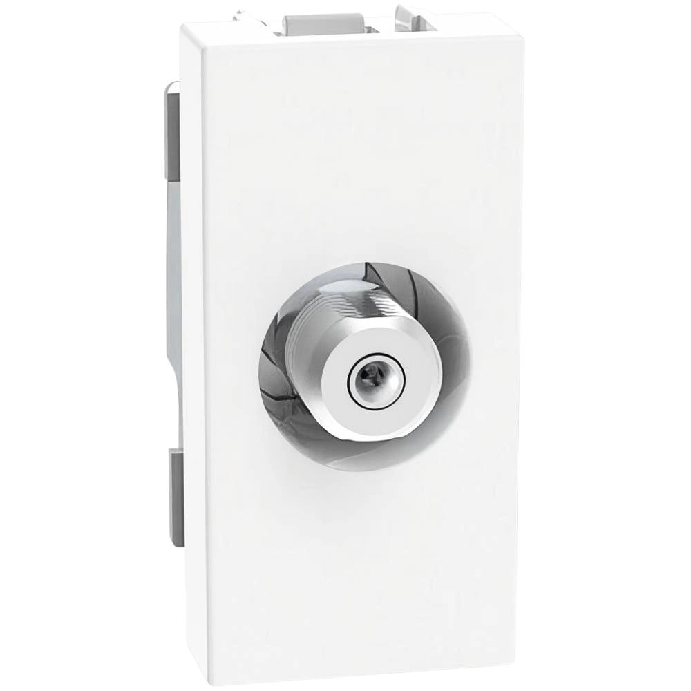 Connettore coassiale tv bticino jw4202f 75 ohm bianco