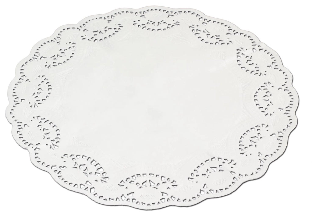 PIZZO SOTTO TORTA BIANCO 36CM 6PZ