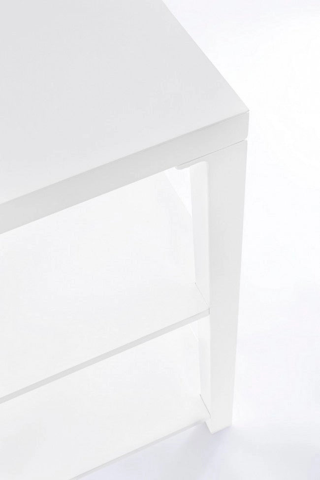 Mobile da Giardino 3 Posti 55x55x90h cm Atlantic Bianco