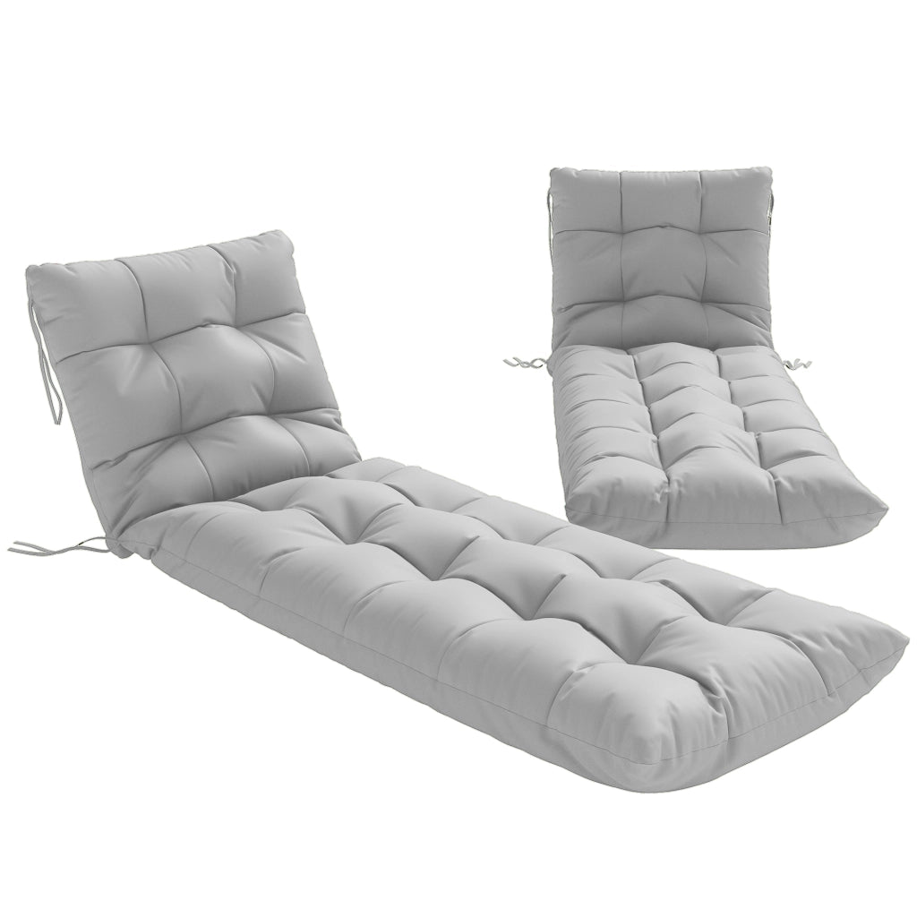 Cuscini per Tumbonas 180x55 cm ¨C zephmum ¨C Grigio Chiaro UPF30+