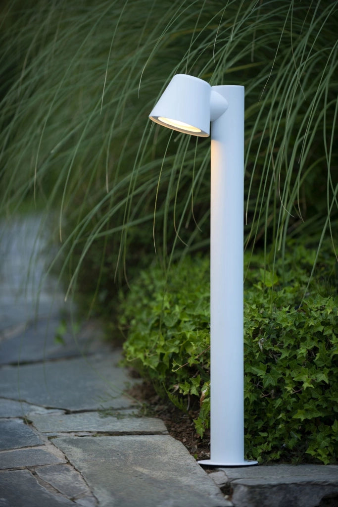 Lampada esterna Lucide Dingo 70cm bianca GU10 4,5W 3000K