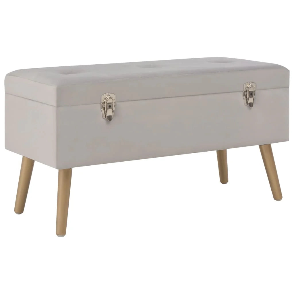 Panca con vano contenitore 80 cm velluto grigio 02_0010883