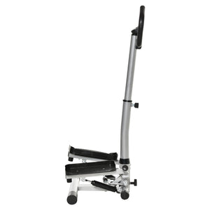 Stepper con Monitor LCD 55x53x118-128 cm in Acciaio e ABS Nero