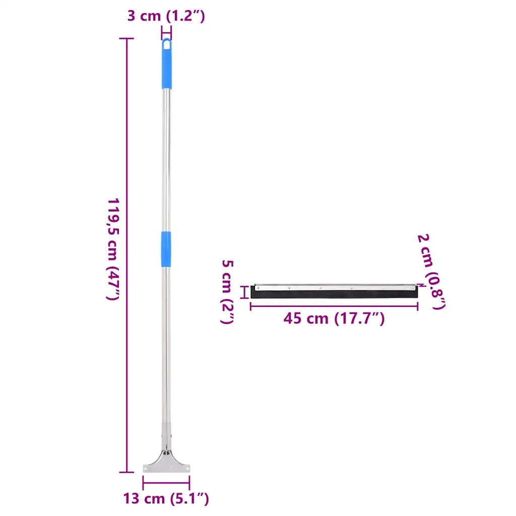 vidaXL Tergipavimento 45,5x119,5 cm in Acciaio e Gomma