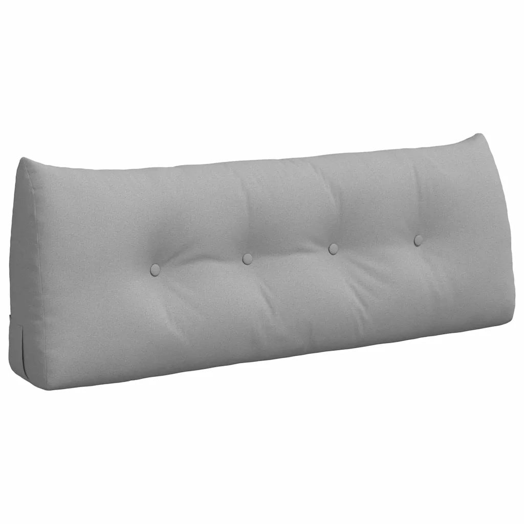 Cuscino per Schiena Grigio Nuvola 120 x 24 x 50 cm Tessuto 42014483