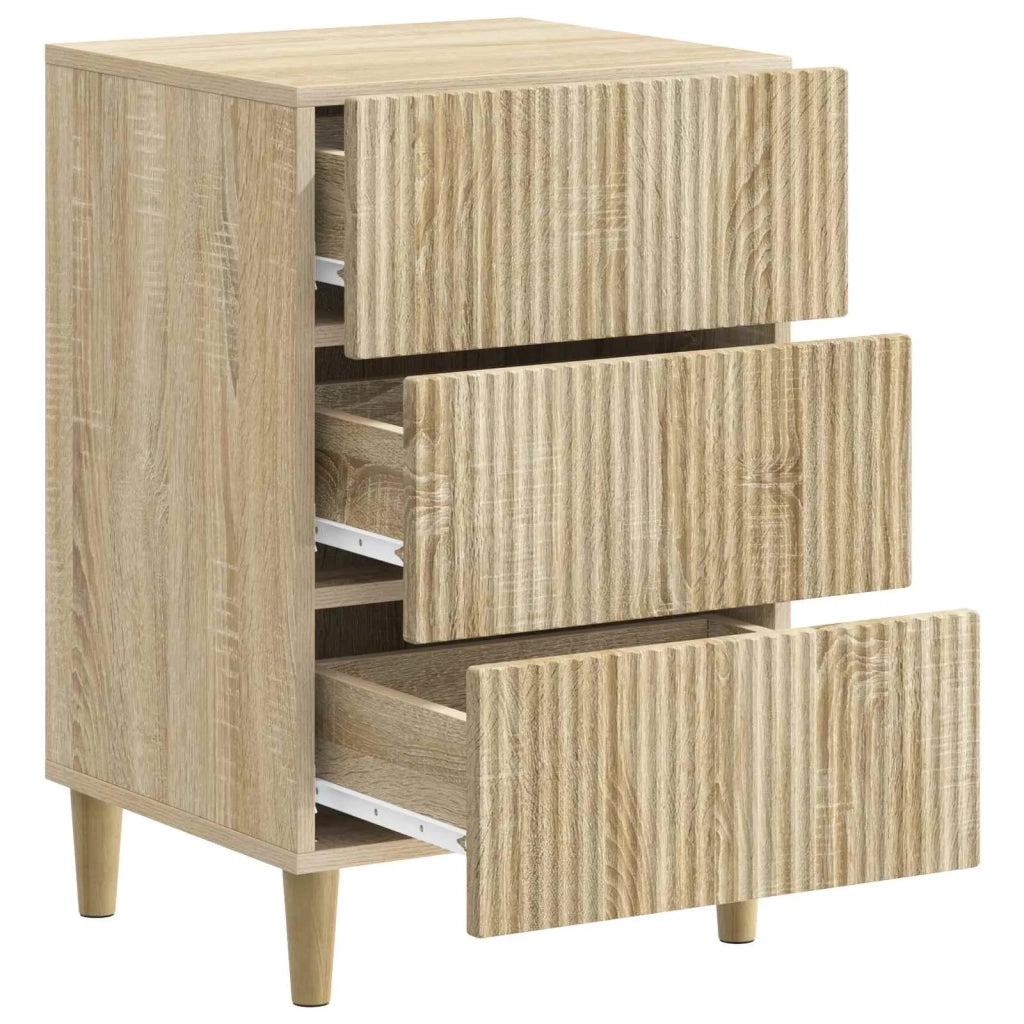 Armadio da Notte con cassetto Rovere Sonoma 43 x 41 x 66,5 cm 894557