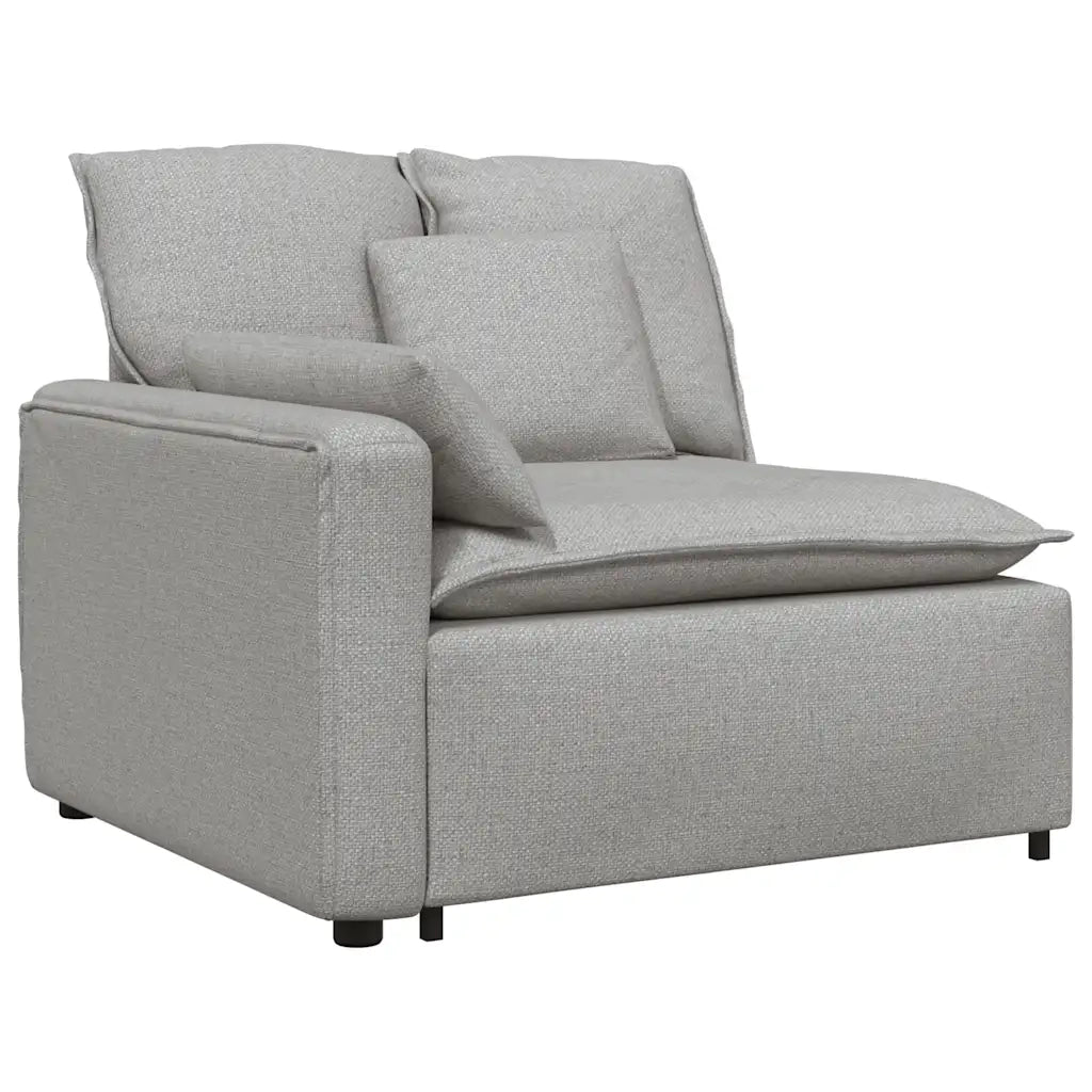 Divano Modulare con Cuscini Grigio Nuvola CFW4995196