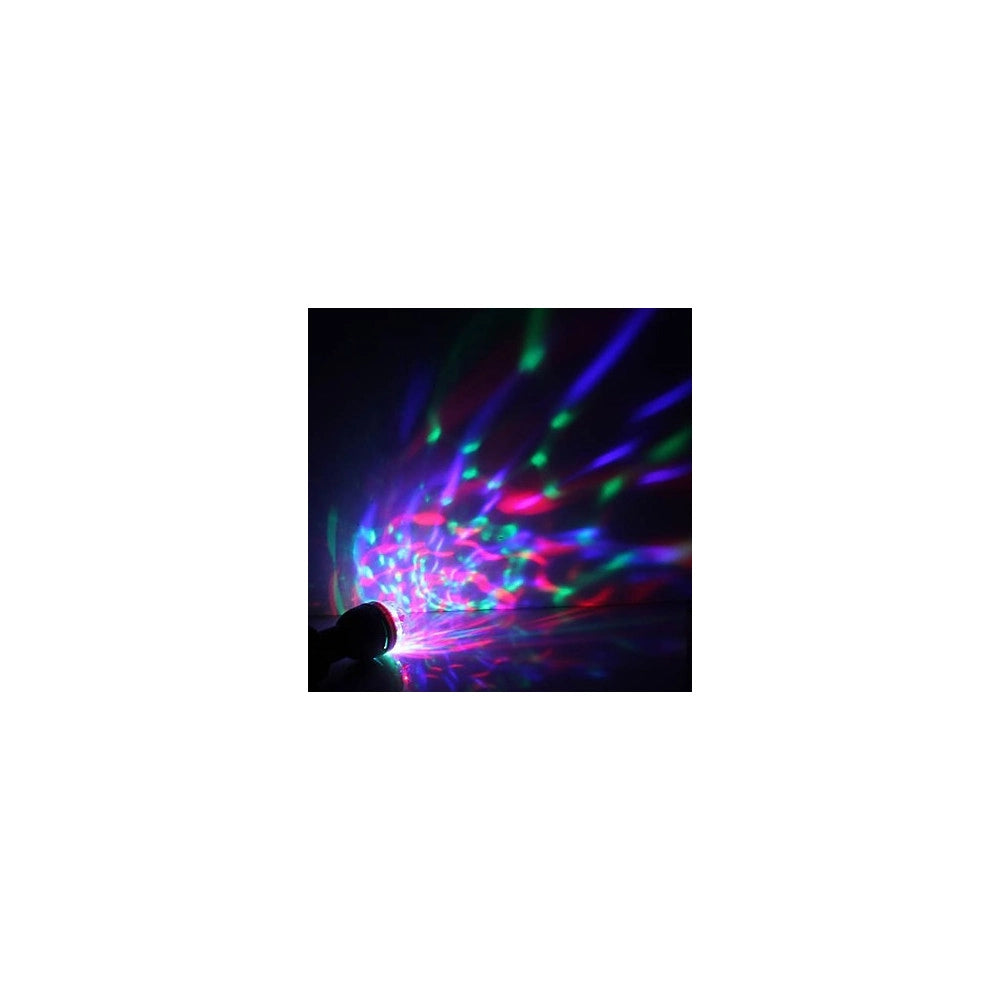 Trade Shop - Lampadina Led Rgb Multicolor Attacco E27 Luce Led Colora Rotante 3watt 3w -