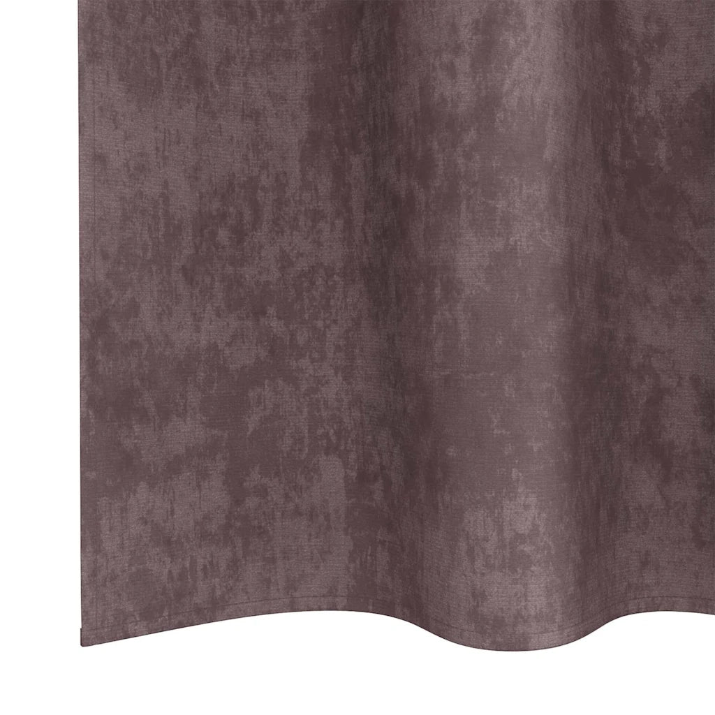 Tende in Velluto con tende 2 pcs Marrone 245 x 140 cm Velluto 4107661