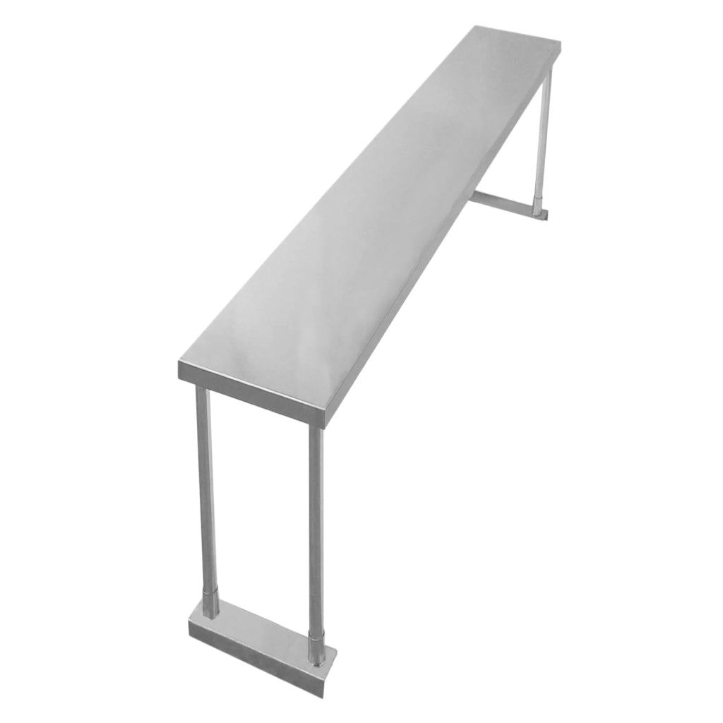 Ripiano con Mensole da Cucina Ristorante, Acciaio Inossidabile Resistente alla Corrosione per - Sigola - 180cm