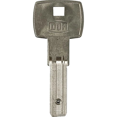 CHIAVE PUNZONATA CR IX5 ORIGINALE - OTTONE NICHELATO- 2 pezzi