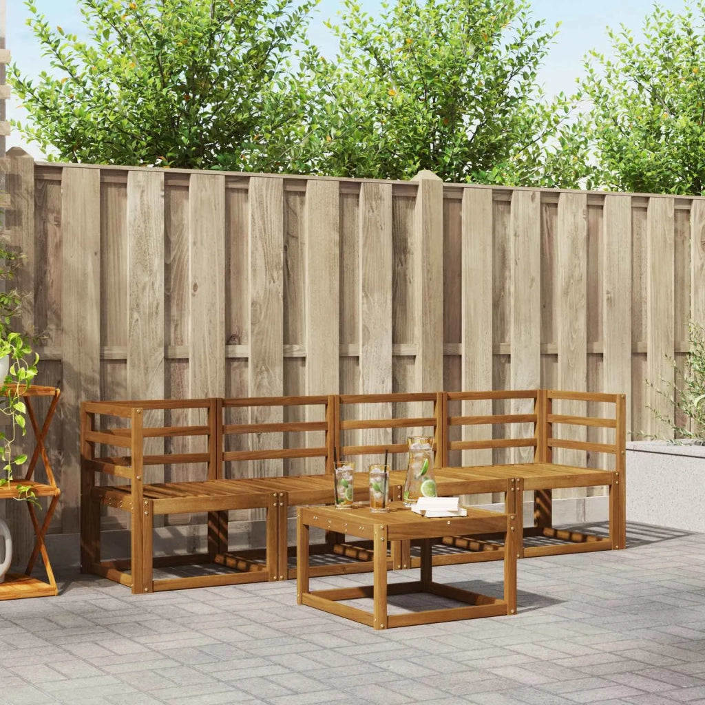 Set di divani da esterno 5 pcs Naturale