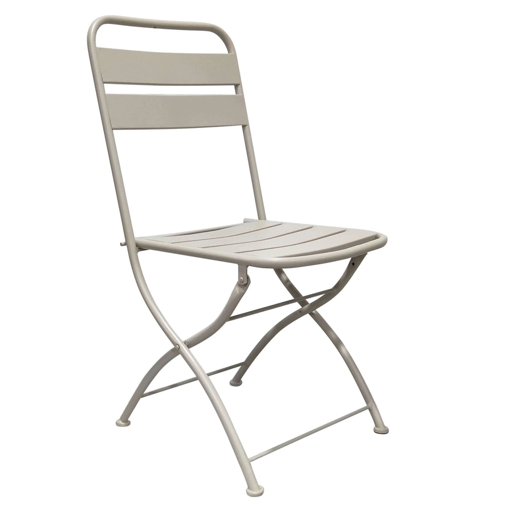 Sedia da Giardino Salvaspazio in Acciaio cm 42x50x88 - STUART