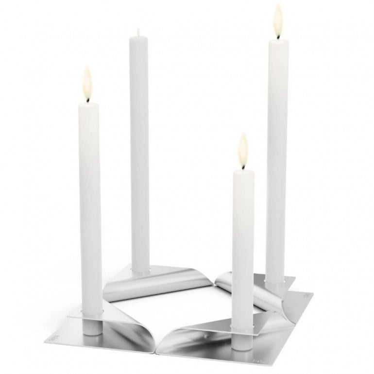 Square Candle, l'elegante porta candele by Hoefats