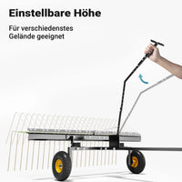 Strigliatore a molle trainato per prato 60" Larghezza di lavoro 148 cm Arieggiatore per trattorini Quad