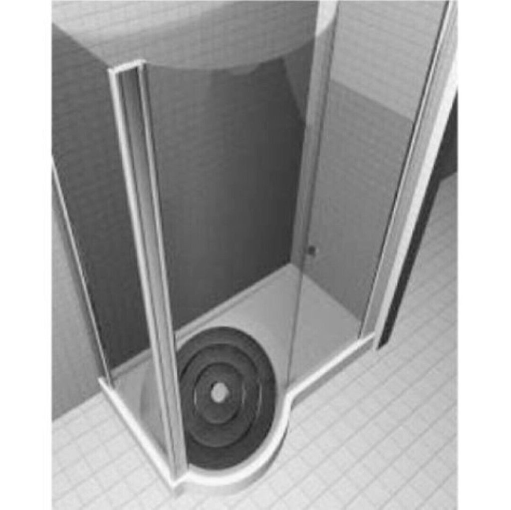 Box Doccia Porta Con Fisso Easy Oval 67 Silver Sinistra - Ideal Standard