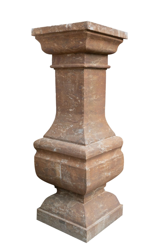 Biscottini Vecchia base portavaso in pietra Molto solida robusta Offerta Speciale Qualità