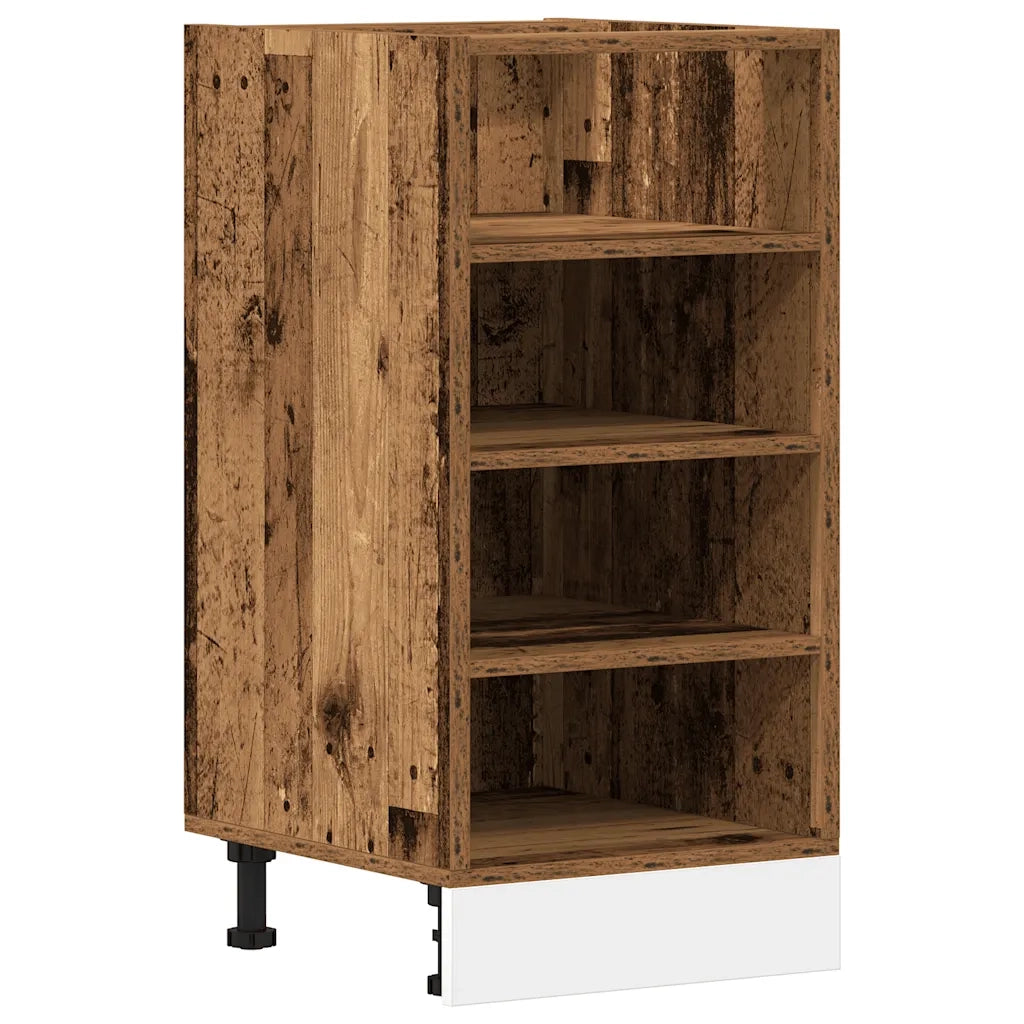 Armadio Inferiore Â“RigaÂ” Legno Antico 40x44,5x81,5 cm