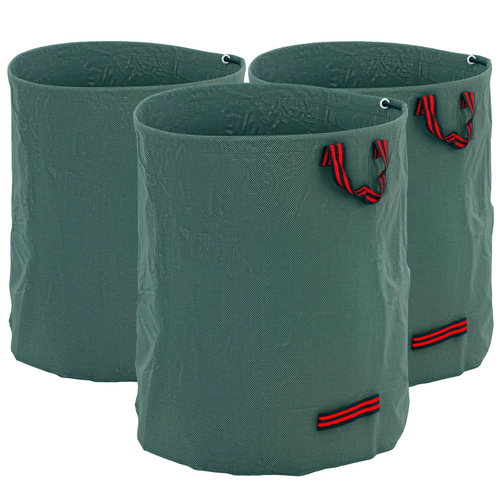 Sacchi Rifiuti Giardino 3 Pezzi ¨C zephmum ¨C Verde 300L ?67x84cm