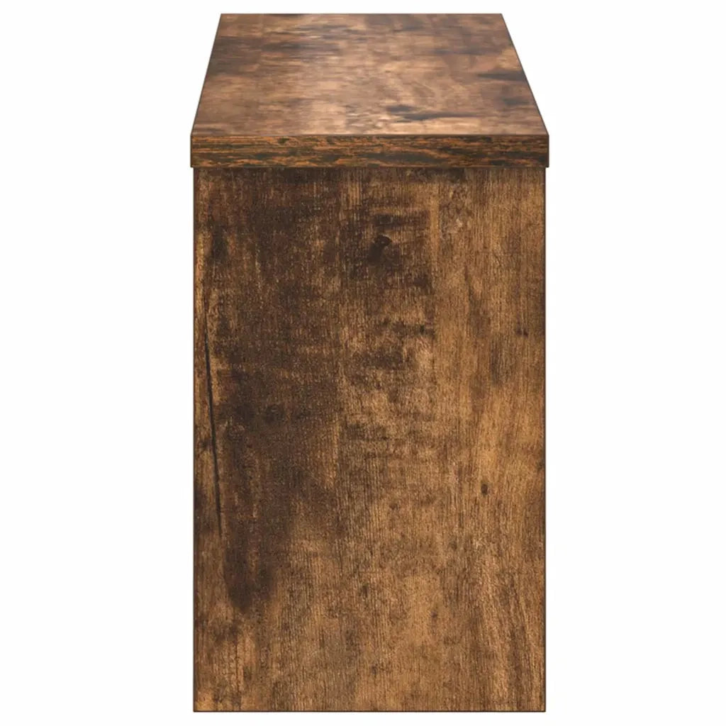 Appendiabiti a muro con lo scaffale Rovere fumé 50 x 16 x 26 cm 874311