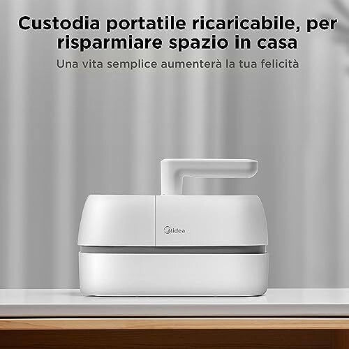 Midea B5D Aspirapolvere per Materassi con Lampada Uv Bianco