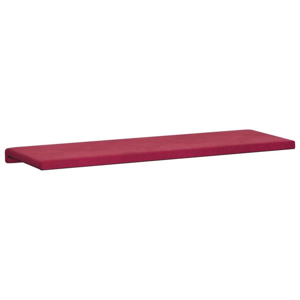 Cuscino per panchina Velluto (V) Rosso Vino Profondità 35 cm 42043334