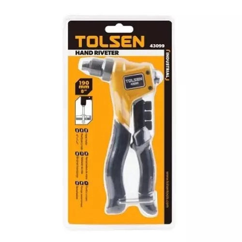 RIVETTATRICE COMPATTA CON REGOLAZIONE DELLO SFORZO 190MM