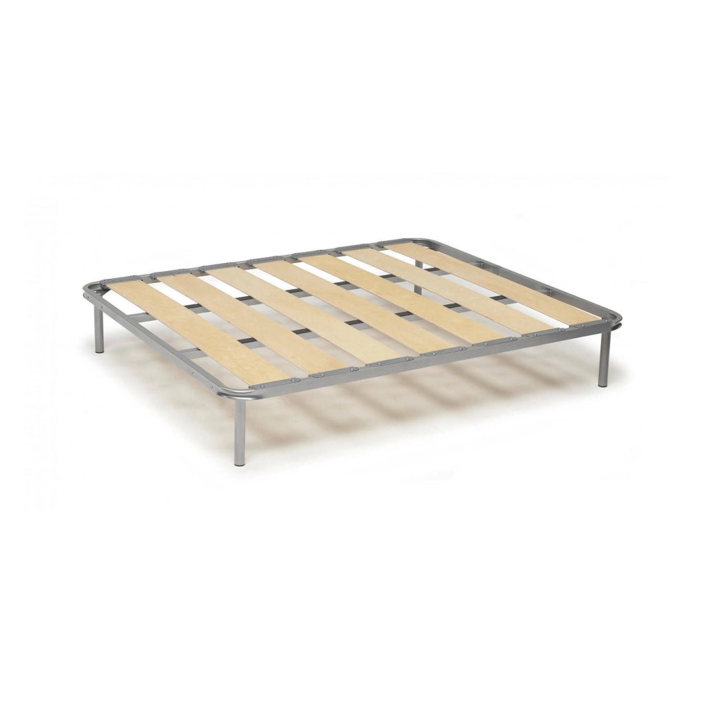 Rete letto piazza e mezza Andrew, Rete ortopedica a doghe larghe, 100% Made in Italy, cm 120x190h 31