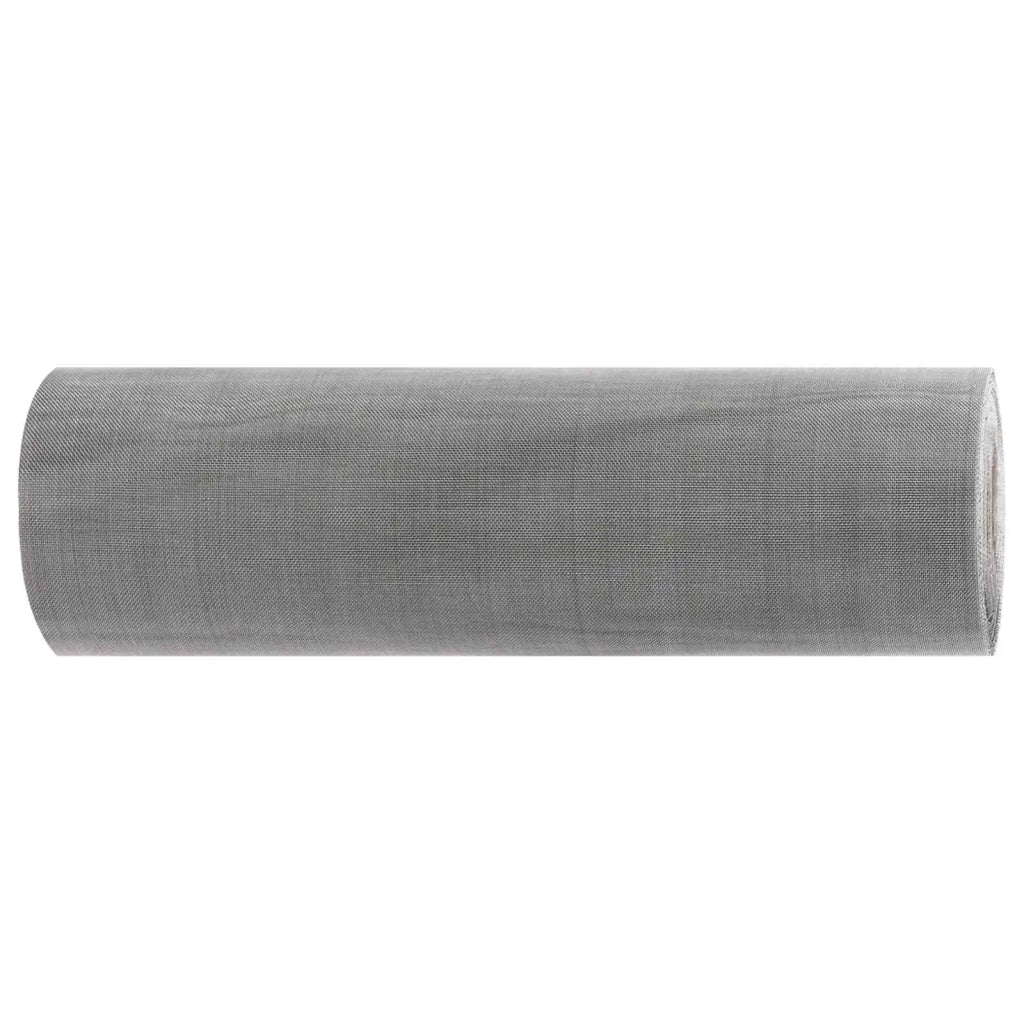 Rete per schermatura 20 x 500 cm 60 Mesh Argento 42039563
