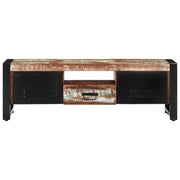 Mobile Porta TV 120x30x40 cm in Legno Massello di Recupero 338223
