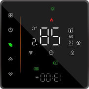 Termostato intelligente wireless per caldaia a gas con tastiera e illuminazione di retroilluminazione - programmabile - compatibile con Alexa - applicazione per smartphone.