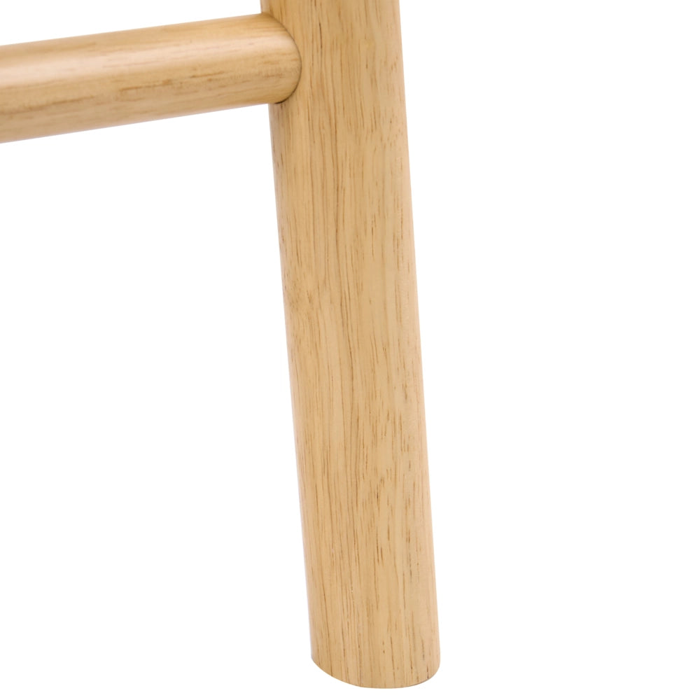 Set di 2 sedie da pranzo in boucle Struttura in legno marrone chiaro e beige schienale imbottiti Sala da pranzo Cucina