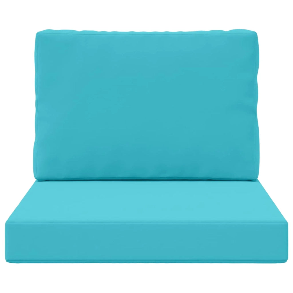 Cuscino per divano da esterno 2 pcs Turchese Poliestere
