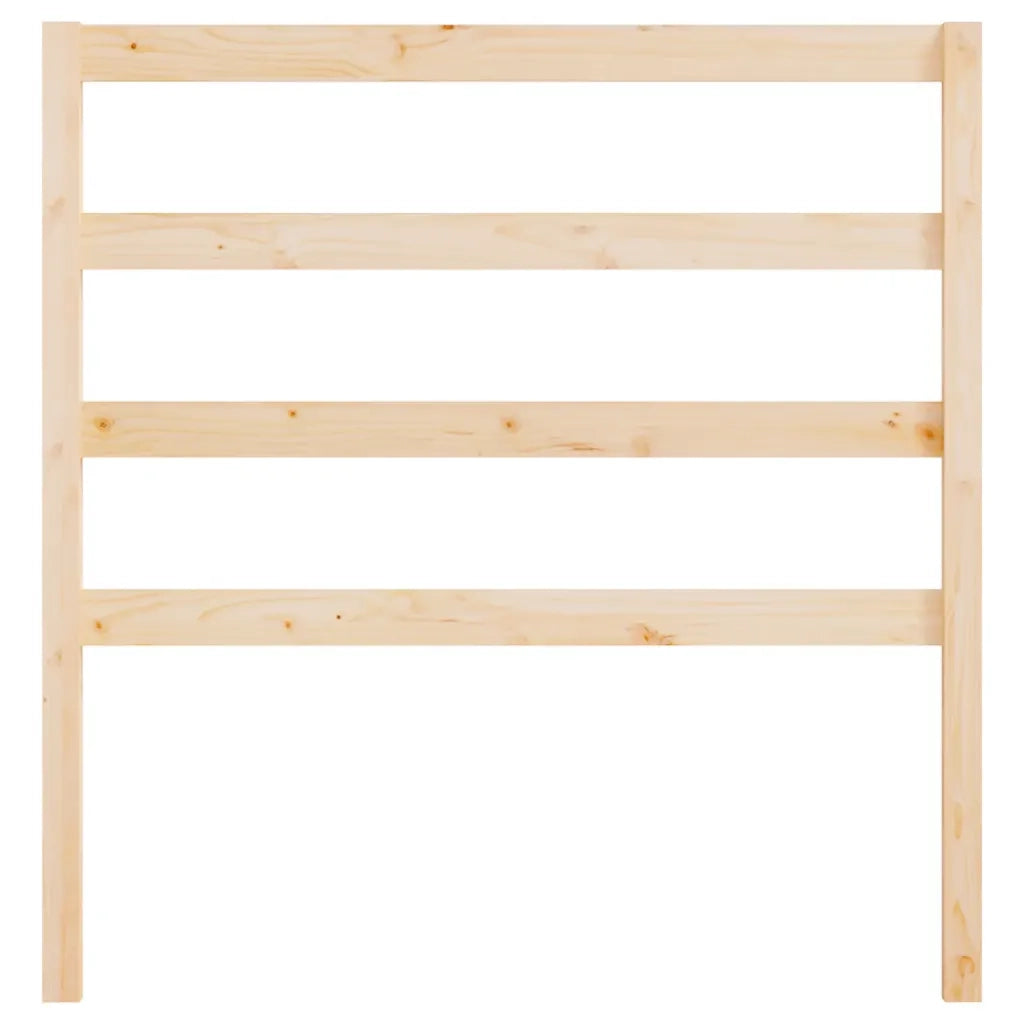 Testiera per Letto 95x4x100 cm in Legno Massello di Pino