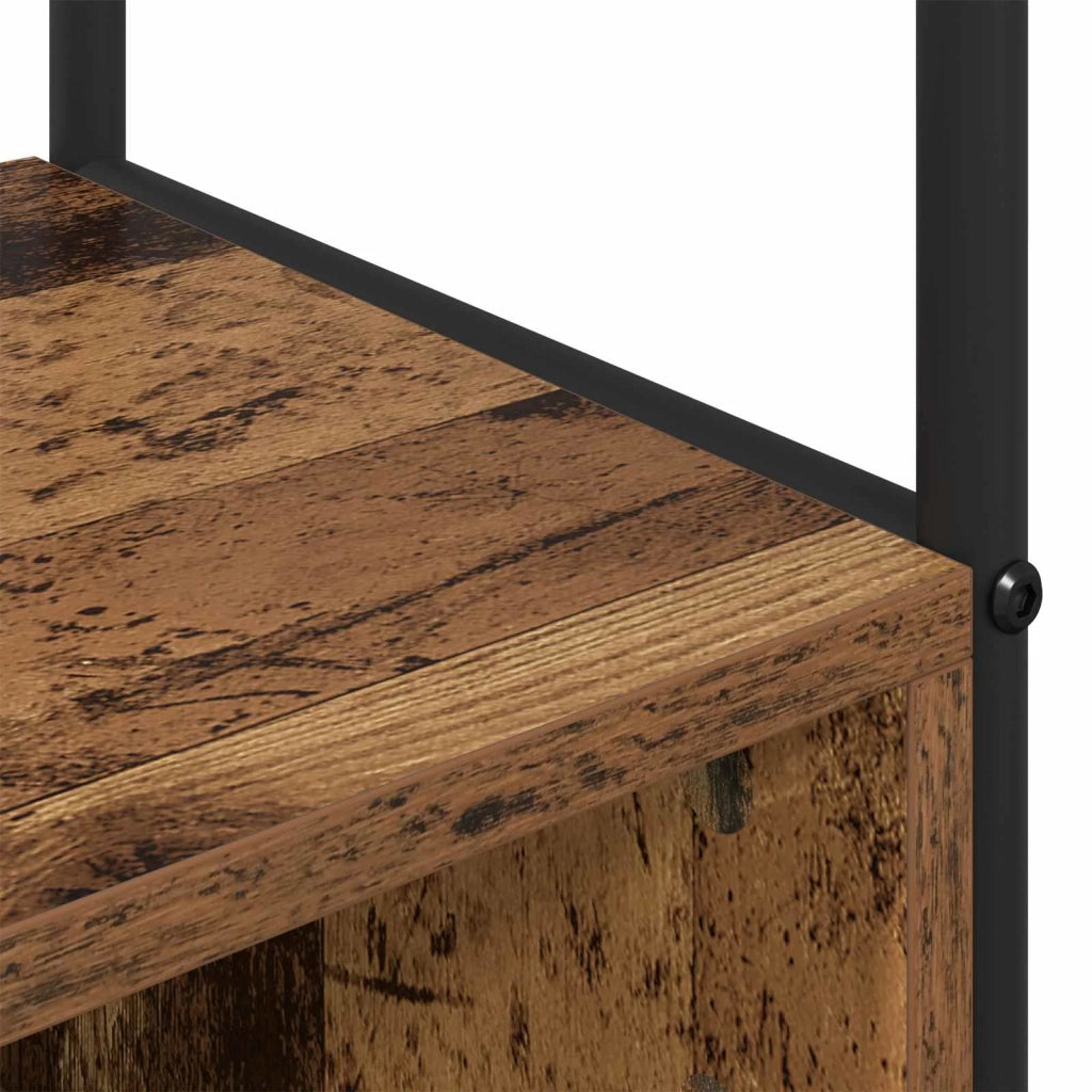 Appendiabiti con panca per scarpe Legno antico 8012036