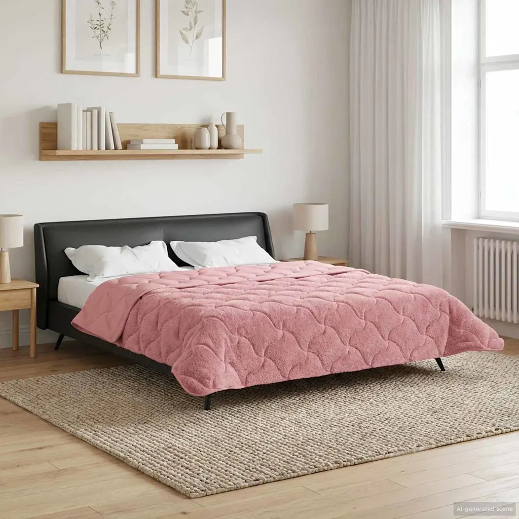 Piumone Completo Annuale Trapuntato Rosa 200 x 220 cm 42026273