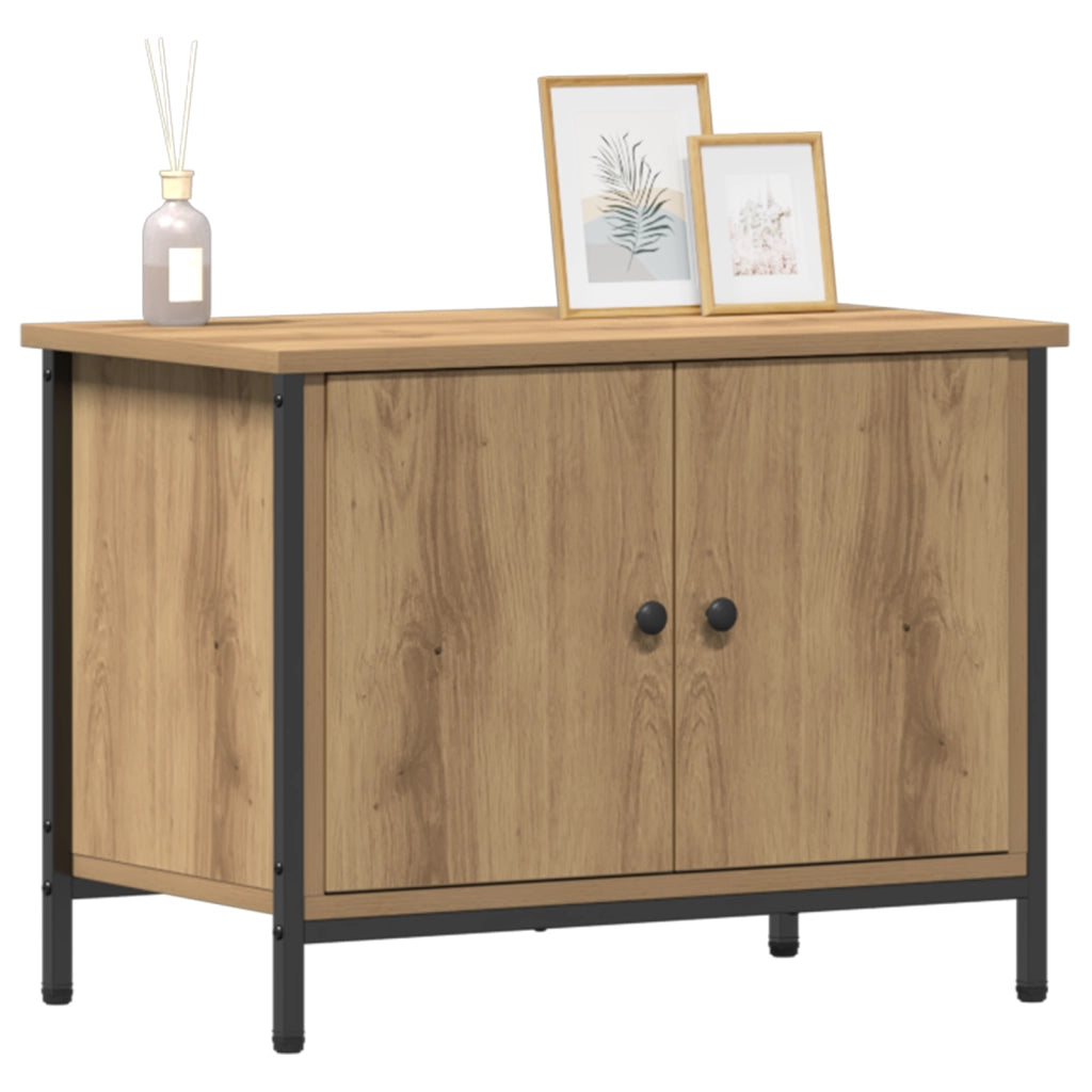 Supporto TV Rovere artigianale Truciolare 60 x 35 x 45 cm