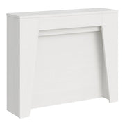 Consolle Allungabile 90x25/211 cm Pannelli in Nobilitato Anea Bianco Frassino