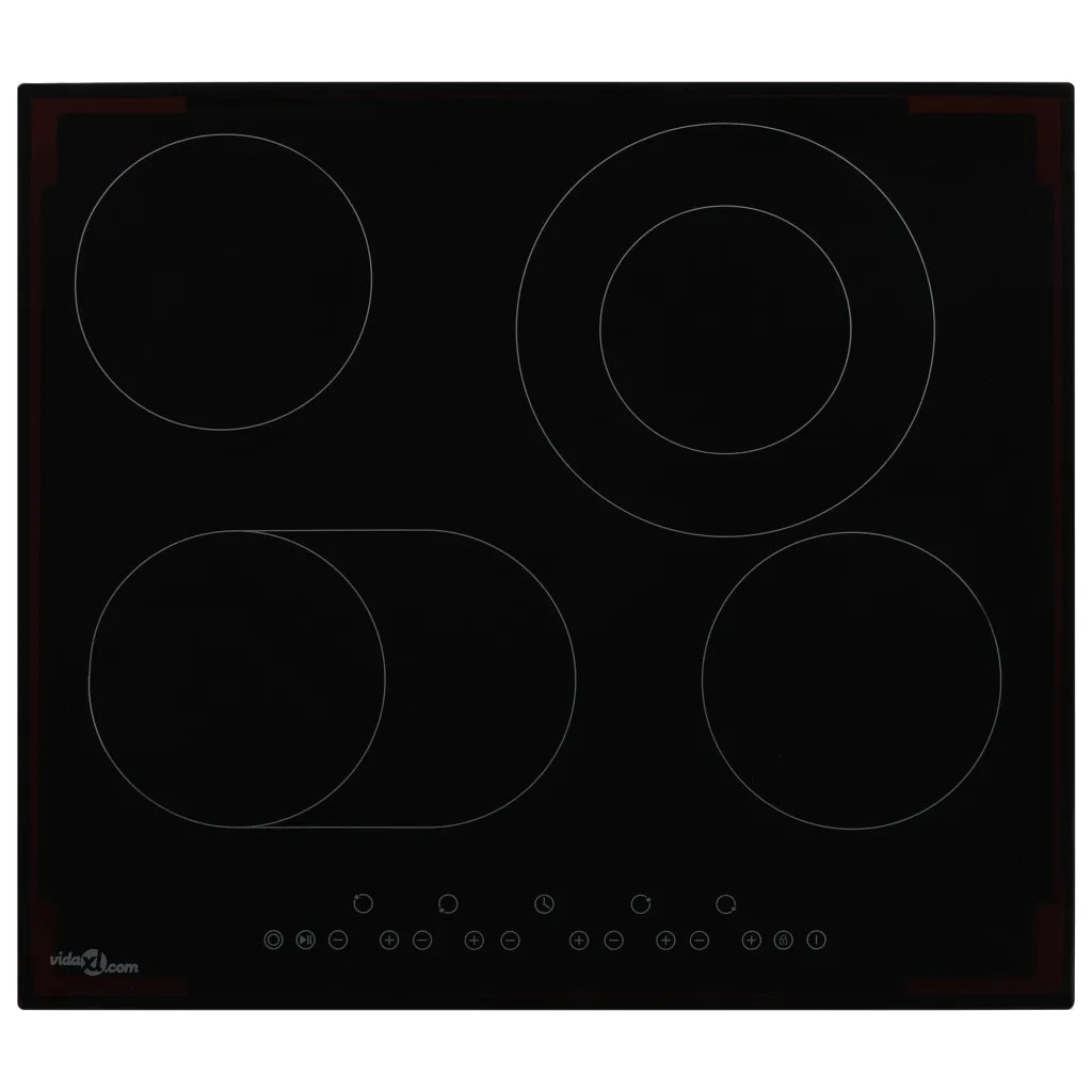 Piano Cottura in Ceramica con 4 Zone e Controlli Touch 6600 W cod mxl 76391