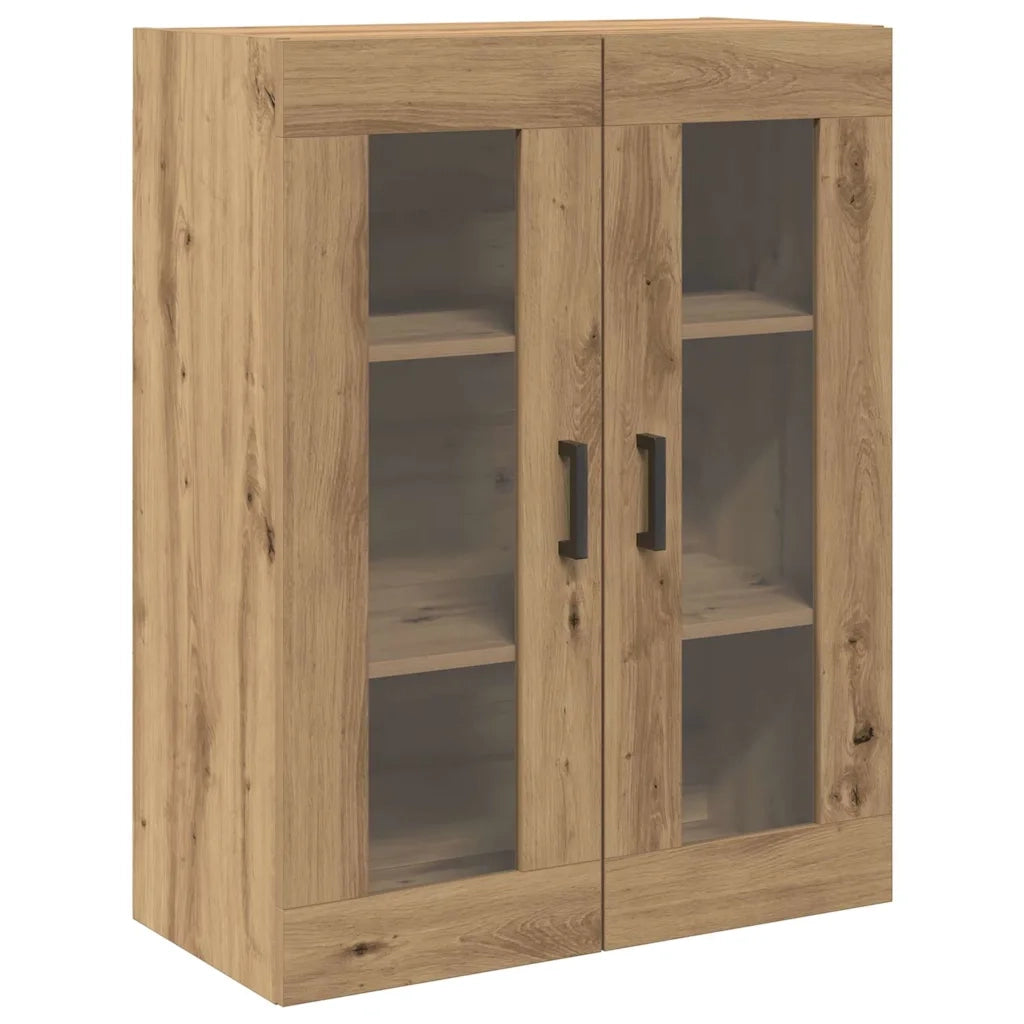 Credenza 2 pcs Rovere artigianale Legno multistrato
