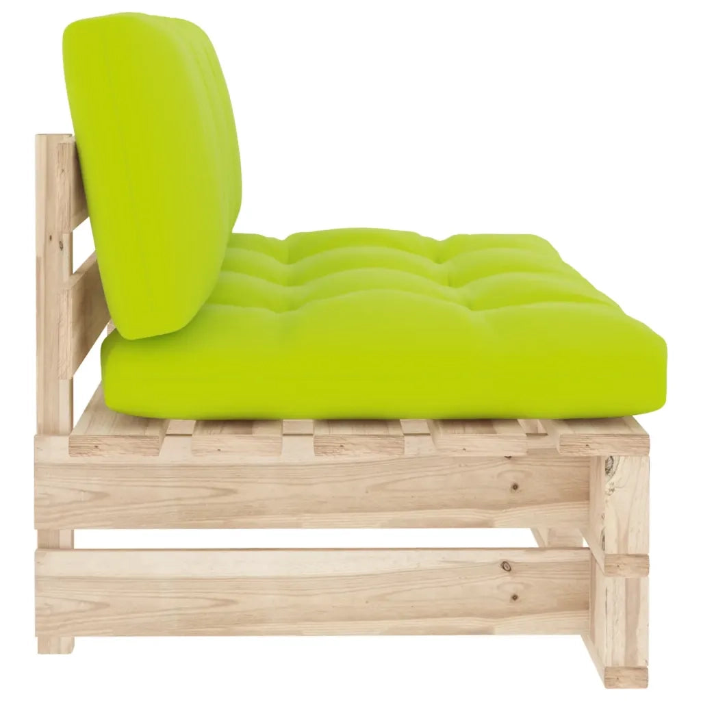 Divano Centrale Giardino su Pallet in Legno di Pino Impregnato 3066539