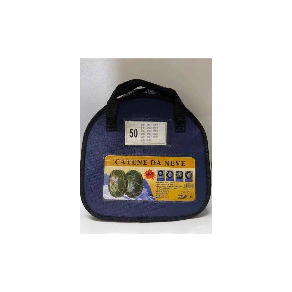 Trade Shop - Catene Da Neve Per Auto Gruppo 50 Pneumatici Facili Da Montare Omologate -