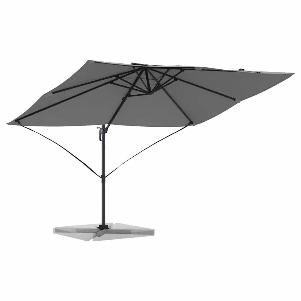 Ombrellone-Ombrello da giardino Antracite 351 x 250 x 260 cm Poliestere e Alluminio