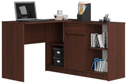 Scrivania angolare AKORD B17 Wengé 120 cm 1 anta 1 cassetto 120x126x79 cm