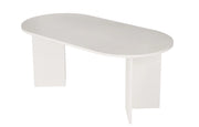 Tavolo da pranzo in legno "Sablin" - 180 x 89 x 75 cm - Legno bianco