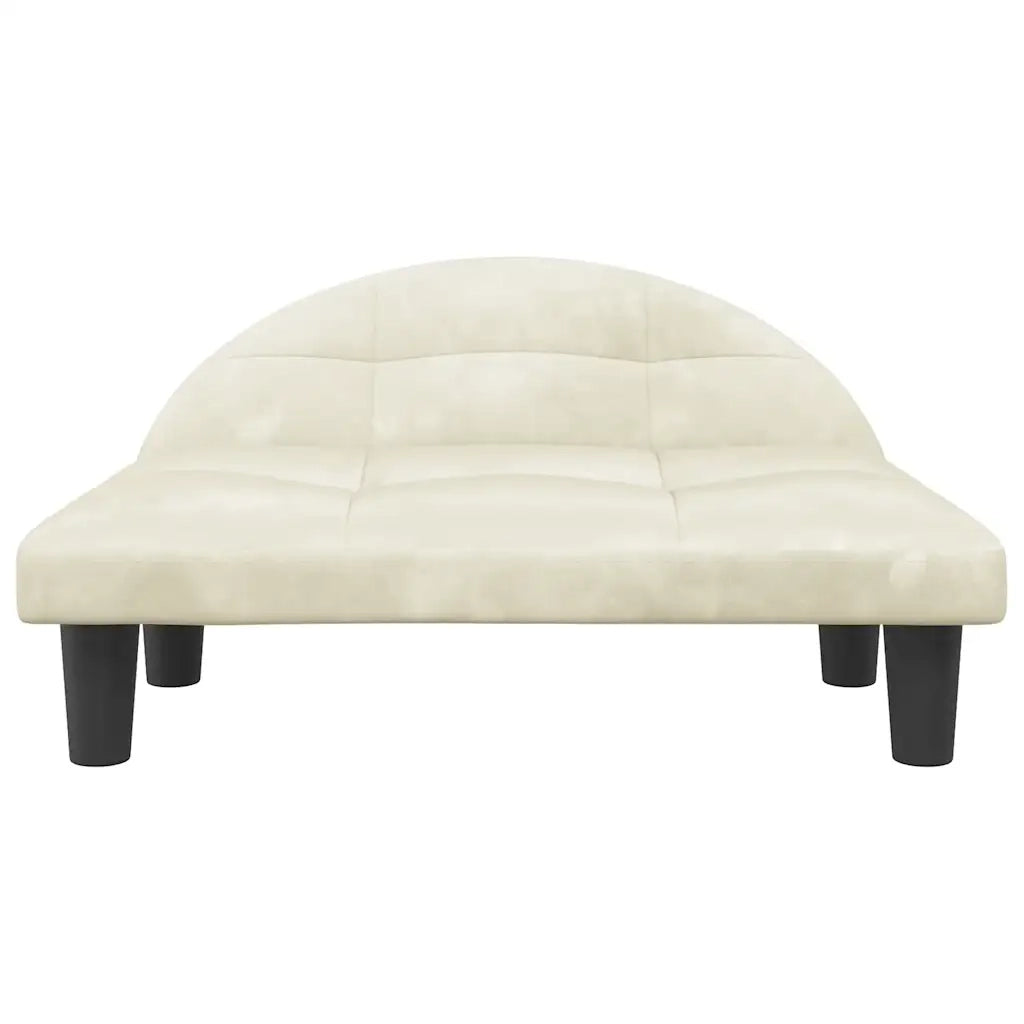 Lettino per Cani Crema 70x52x30 cm in Velluto 171944