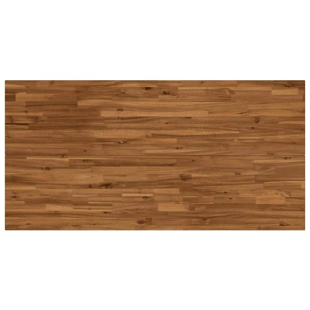 Tavolo da pranzo quadrato 160 x 80 x 75 cm Naturale 3425031